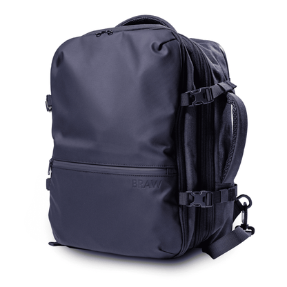 BRAW Explorer 2 backpack in blue, front view