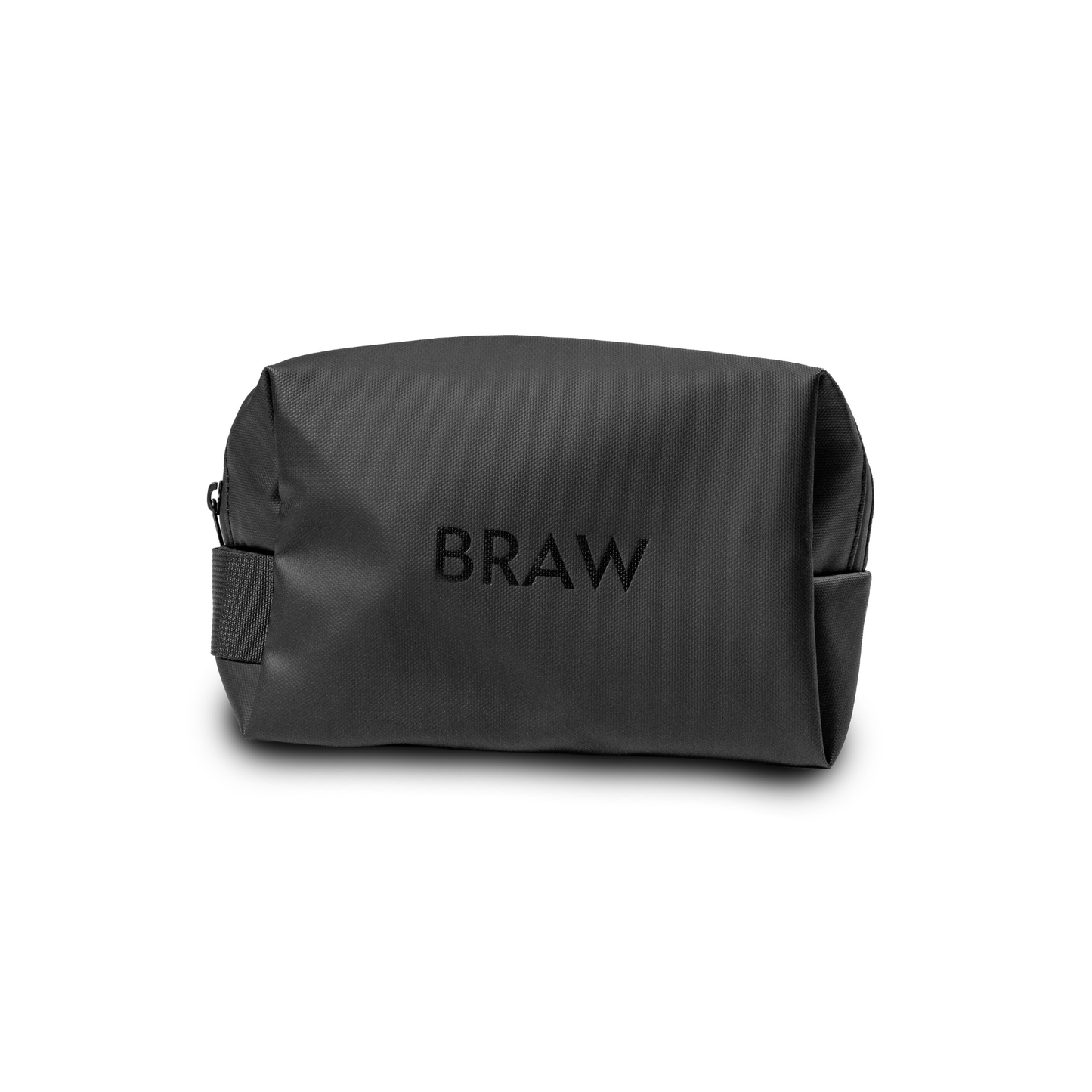 WEE BRAWs toiletry wash bag Black + Orange - included in The Full BRAW Kit bundle